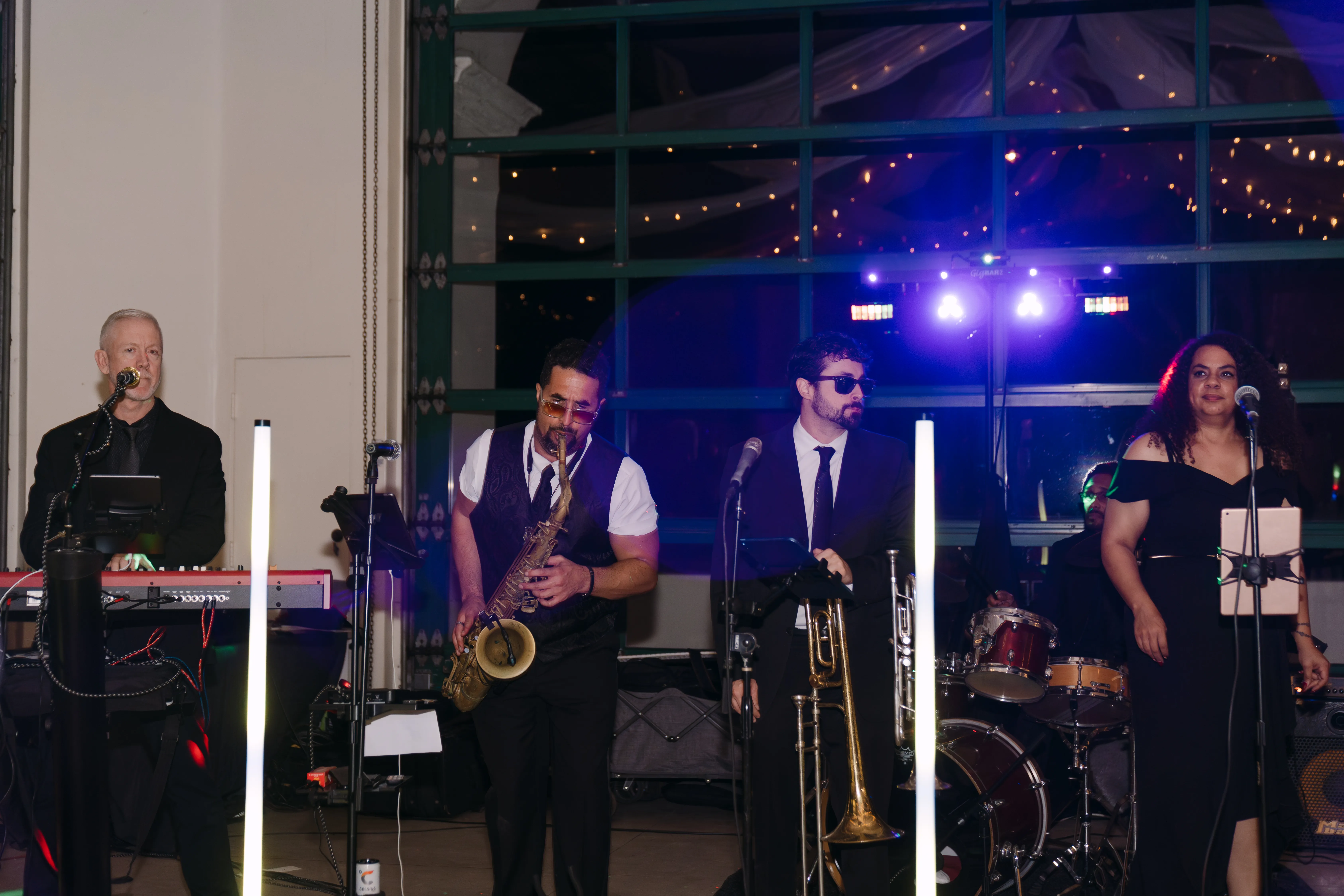 Luxury Wedding DJ and Saxophone Duo performing live